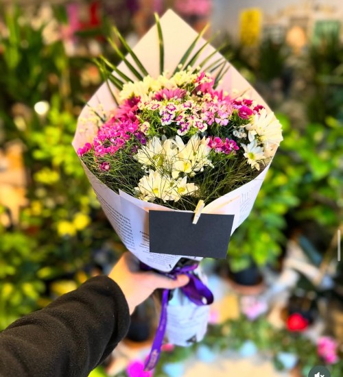 BUKET KIR ÇİÇEKLERİ BUKETİ (3 DEMET)