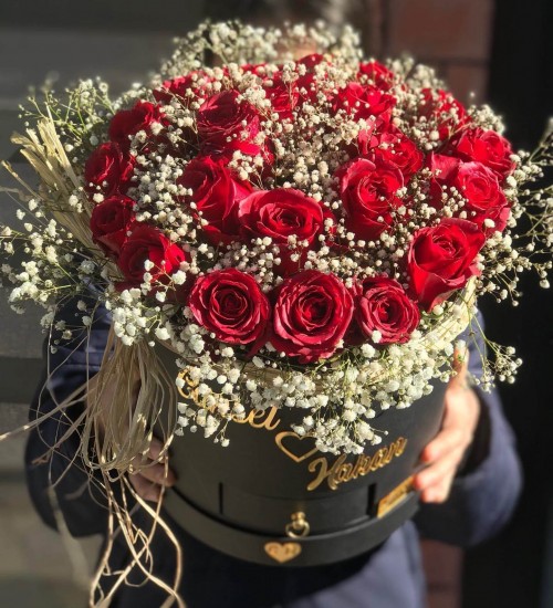 KUTU 22 Gül Yeşillik Kutuda Vip Tanzim