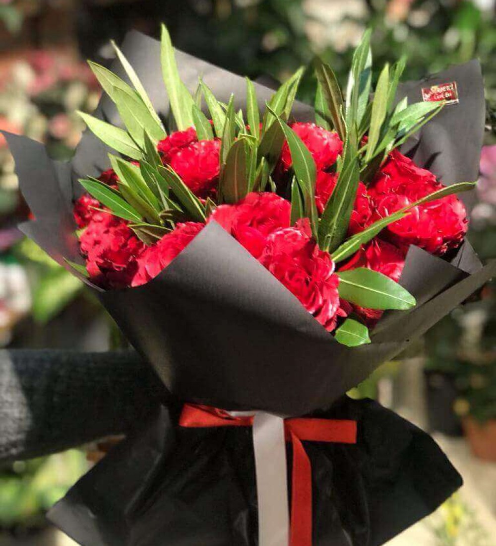 BUKET ( 23 ADET GUL+YESILLIK)