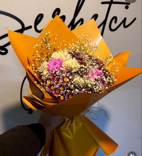 BUKET Karışık Papatya Demeti(3 demet)