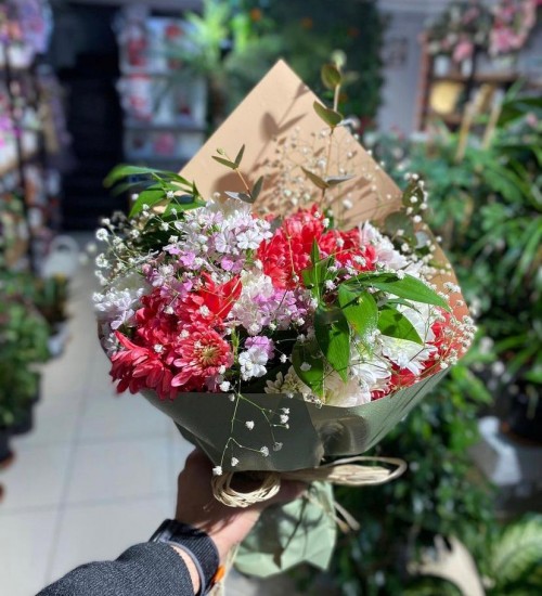 BUKET KARIŞIK KIR ÇİÇEĞİ ARAJMANI (3 DEMET)