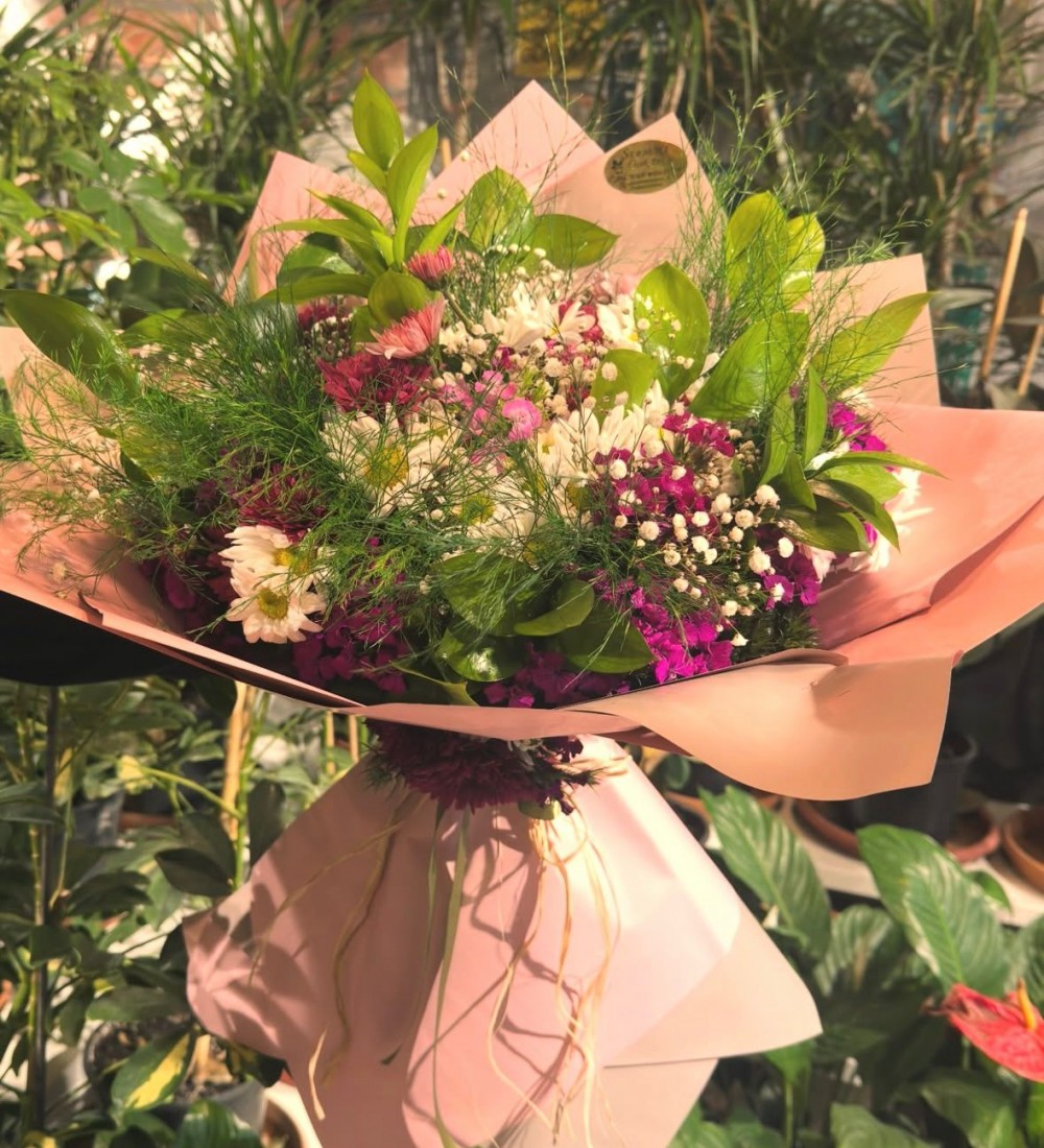 BUKET  KARIŞIK Demet (3 Demet Papatya + 2 Demet Hüsnüyusuf)